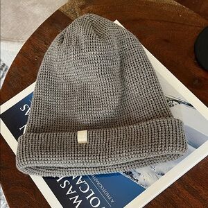 Vuori Gray Knit Beanie